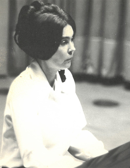 A portrait photograph of Barbara Solis